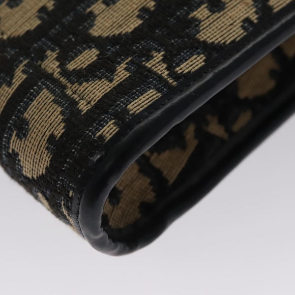 Christian Dior Trotter Canvas Shoulder Bag Navy Auth 109700