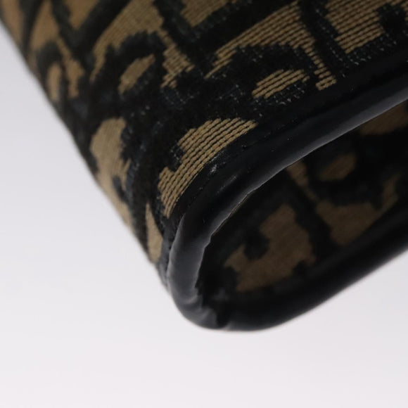 Christian Dior Trotter Canvas Shoulder Bag Navy Auth 109700