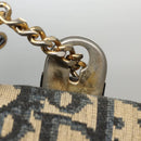 Christian Dior Trotter Canvas Shoulder Bag Navy Auth 109700-9