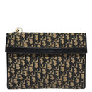 Christian Dior Trotter Canvas Shoulder Bag Navy Auth 109700-13