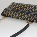 Christian Dior Trotter Canvas Shoulder Bag Navy Auth 109700-6