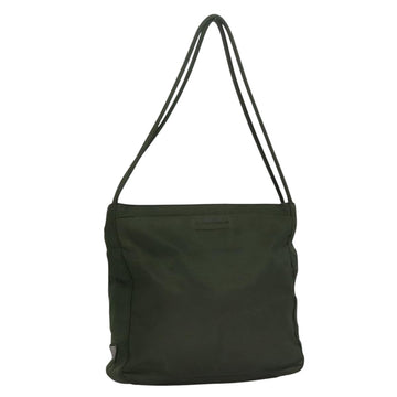 PRADA Shoulder Bag Nylon Khaki Auth 109706