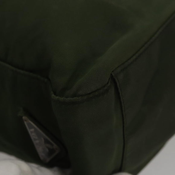 PRADA Shoulder Bag Nylon Khaki Auth 109706