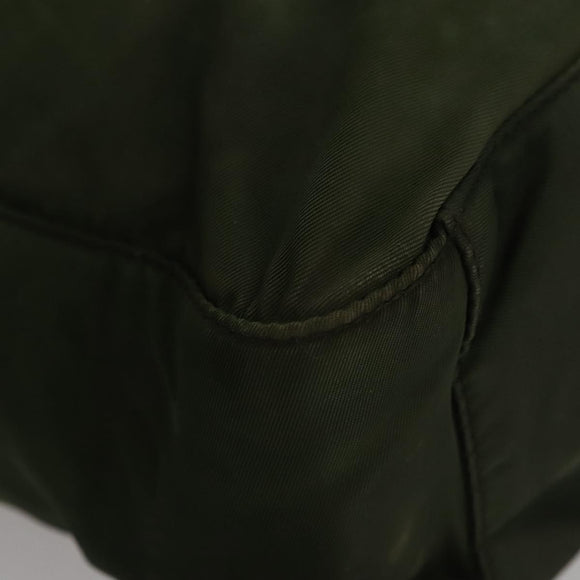 PRADA Shoulder Bag Nylon Khaki Auth 109706