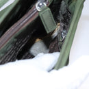 PRADA Shoulder Bag Nylon Khaki Auth 109706-11