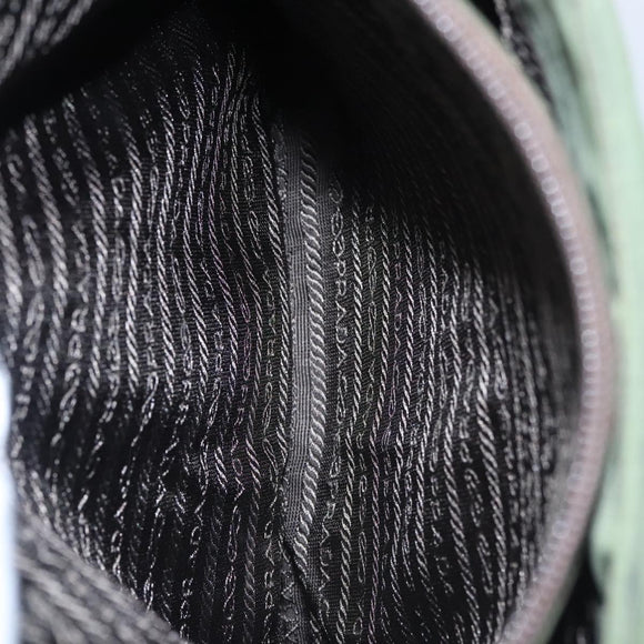 PRADA Shoulder Bag Nylon Khaki Auth 109706