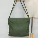 PRADA Shoulder Bag Nylon Khaki Auth 109706-28