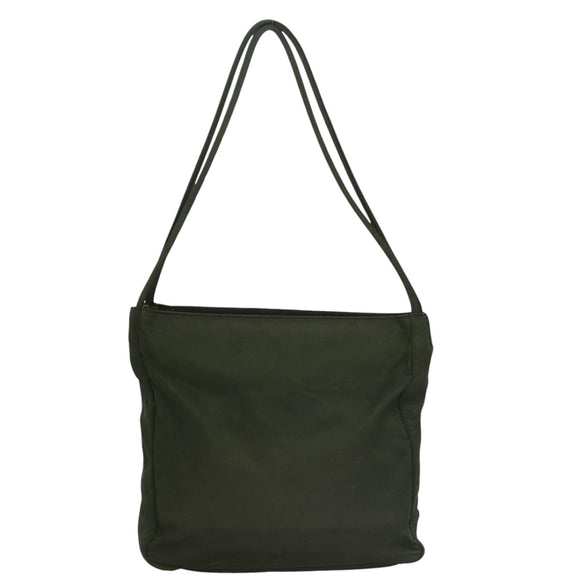 PRADA Shoulder Bag Nylon Khaki Auth 109706