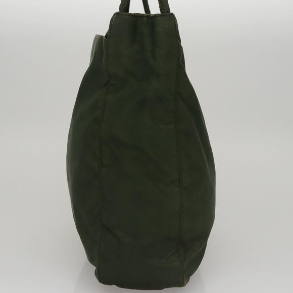 PRADA Shoulder Bag Nylon Khaki Auth 109706