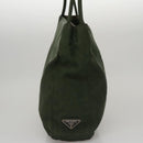PRADA Shoulder Bag Nylon Khaki Auth 109706-4