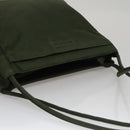 PRADA Shoulder Bag Nylon Khaki Auth 109706-6