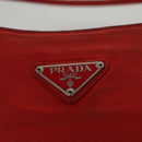 PRADA Shoulder Bag Nylon Red Auth 109708-17