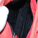 PRADA Shoulder Bag Nylon Red Auth 109708-10
