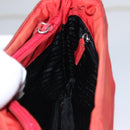 PRADA Shoulder Bag Nylon Red Auth 109708-21