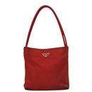 PRADA Shoulder Bag Nylon Red Auth 109708-13