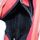 PRADA Shoulder Bag Nylon Red Auth 109708-26