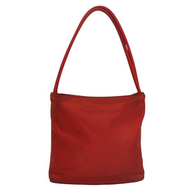 PRADA Shoulder Bag Nylon Red Auth 109708 - 0