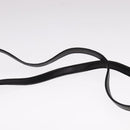 Salvatore Ferragamo Gancini Shoulder Wallet Leather Gold Black Auth 109714-8