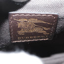 BURBERRY Nova Check Shoulder Bag PVC Leather Beige Auth 109722-19