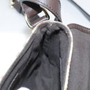 BURBERRY Nova Check Shoulder Bag PVC Leather Beige Auth 109722-21