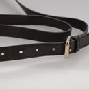 BURBERRY Nova Check Shoulder Bag PVC Leather Beige Auth 109722-8