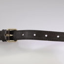 BURBERRY Nova Check Shoulder Bag PVC Leather Beige Auth 109722-9