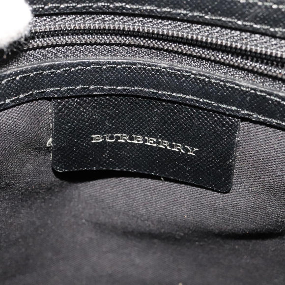 BURBERRY Nova Check Shoulder Bag Canvas Beige Auth 109723