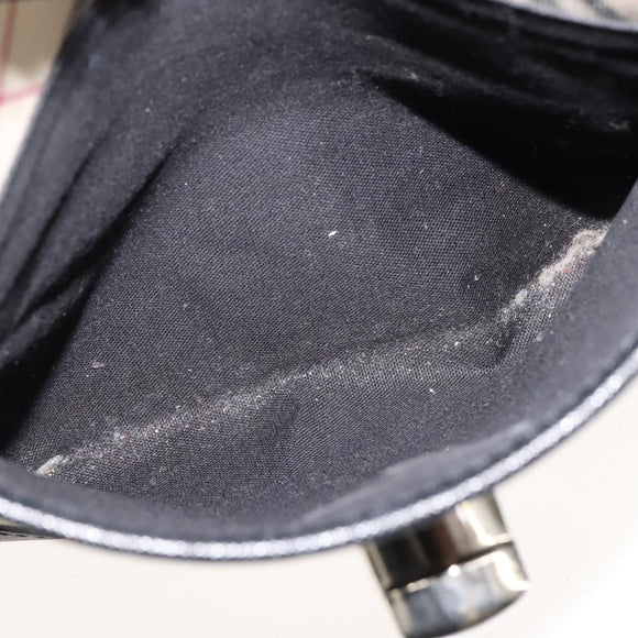 BURBERRY Nova Check Shoulder Bag Canvas Beige Auth 109723