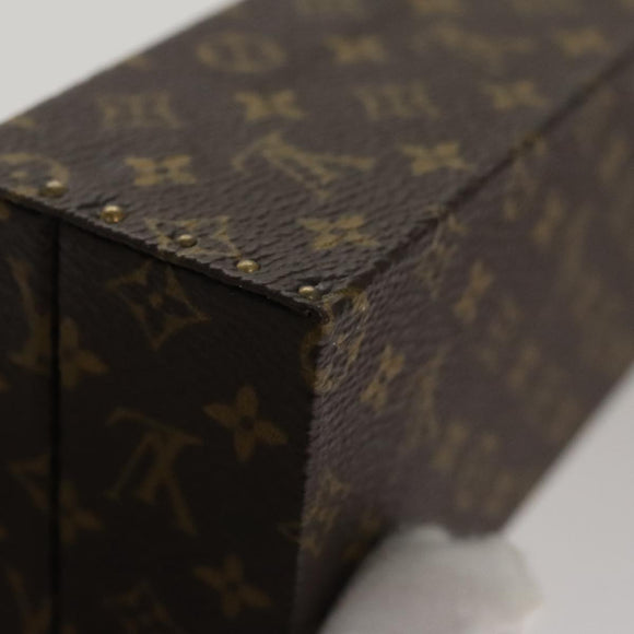LOUIS VUITTON Monogram Accessory Case Jewelry Box LV Auth 109752SV