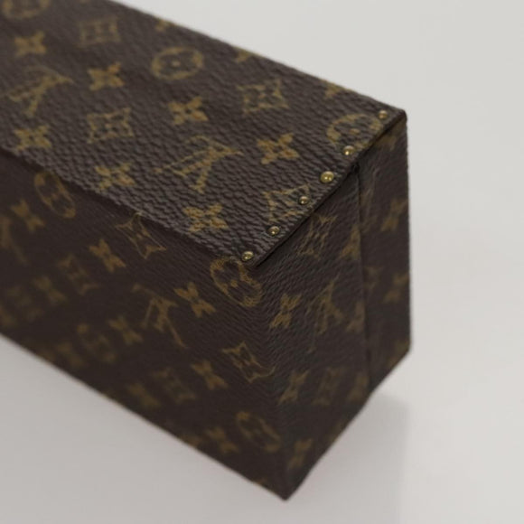 LOUIS VUITTON Monogram Accessory Case Jewelry Box LV Auth 109752SV