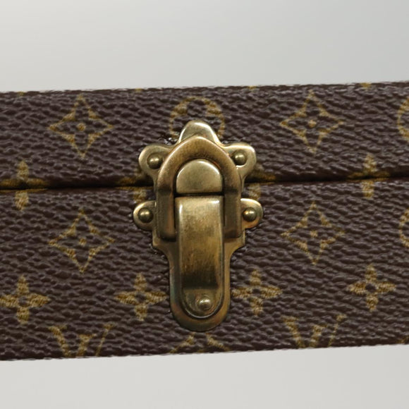 LOUIS VUITTON Monogram Accessory Case Jewelry Box LV Auth 109752SV