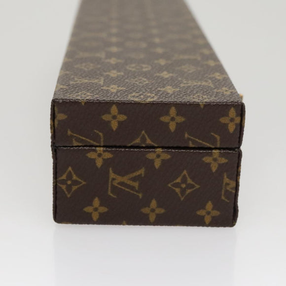 LOUIS VUITTON Monogram Accessory Case Jewelry Box LV Auth 109752SV