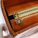 LOUIS VUITTON Monogram Vernis Columbus Tote Bag Lime Yellow M91047 Auth 109757-9