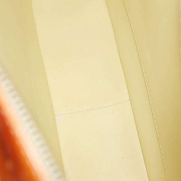 LOUIS VUITTON Monogram Vernis Columbus Tote Bag Lime Yellow M91047 Auth 109757