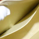 LOUIS VUITTON Monogram Vernis Columbus Tote Bag Lime Yellow M91047 Auth 109757-22