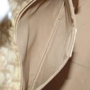 Christian Dior Trotter Canvas Trotter Romantic Bag PVC Beige Silver Auth 109778-21