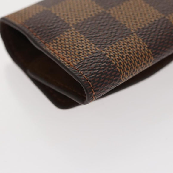 LOUIS VUITTON Damier Ebene Cuff Case LV Auth 109785