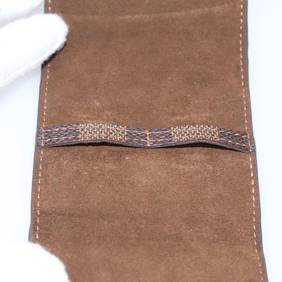 LOUIS VUITTON Damier Ebene Cuff Case LV Auth 109785