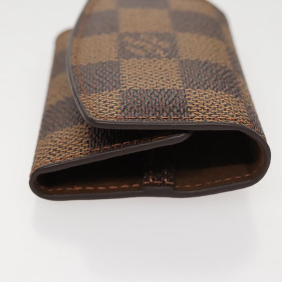 LOUIS VUITTON Damier Ebene Cuff Case LV Auth 109785