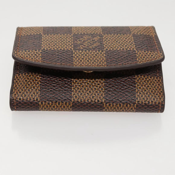 LOUIS VUITTON Damier Ebene Cuff Case LV Auth 109785