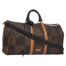 LOUIS VUITTON Damier Ebene Giant Keepall Bandouliere 50 Bag N40360 Auth 109786SM-1