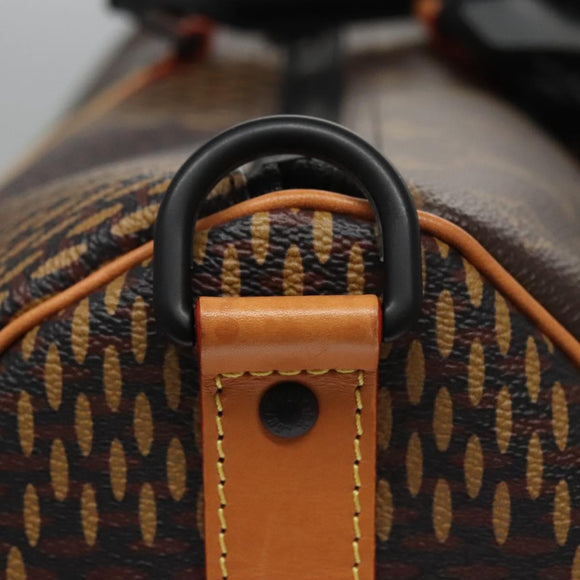 LOUIS VUITTON Damier Ebene Giant Keepall Bandouliere 50 Bag N40360 Auth 109786SM