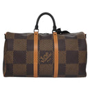 LOUIS VUITTON Damier Ebene Giant Keepall Bandouliere 50 Bag N40360 Auth 109786SM-3