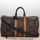 LOUIS VUITTON Damier Ebene Giant Keepall Bandouliere 50 Bag N40360 Auth 109786SM-35