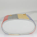Salvatore Ferragamo Gancini Embossing Bag Leather 2way Multicolor Auth 109792V-5