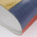 Salvatore Ferragamo Gancini Embossing Bag Leather 2way Multicolor Auth 109792V-19