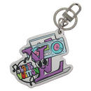 LOUIS VUITTON Monogram Comics Key Holder Purple MP3456 LV Auth 109798AM-1