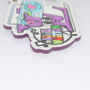 LOUIS VUITTON Monogram Comics Key Holder Purple MP3456 LV Auth 109798SAM-4