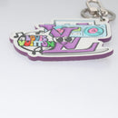 LOUIS VUITTON Monogram Comics Key Holder Purple MP3456 LV Auth 109798SAM-7