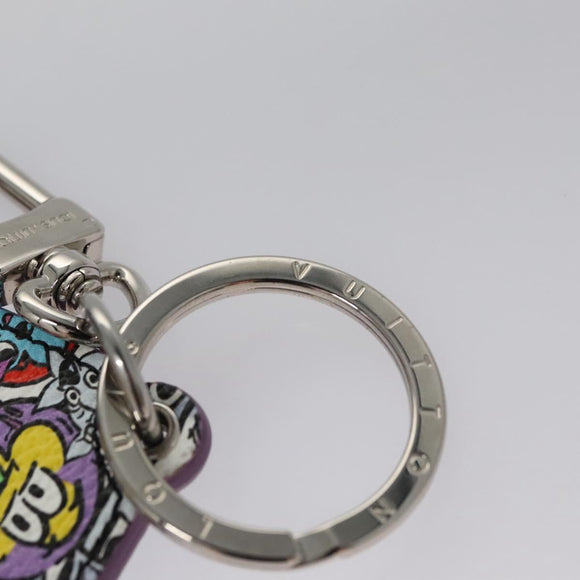 LOUIS VUITTON Monogram Comics Key Holder Purple MP3456 LV Auth 109798SAM